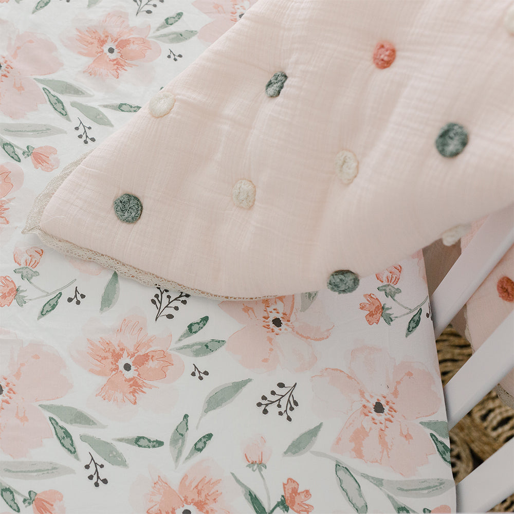 Crane Baby Parker Collection Crib Sheet Floral