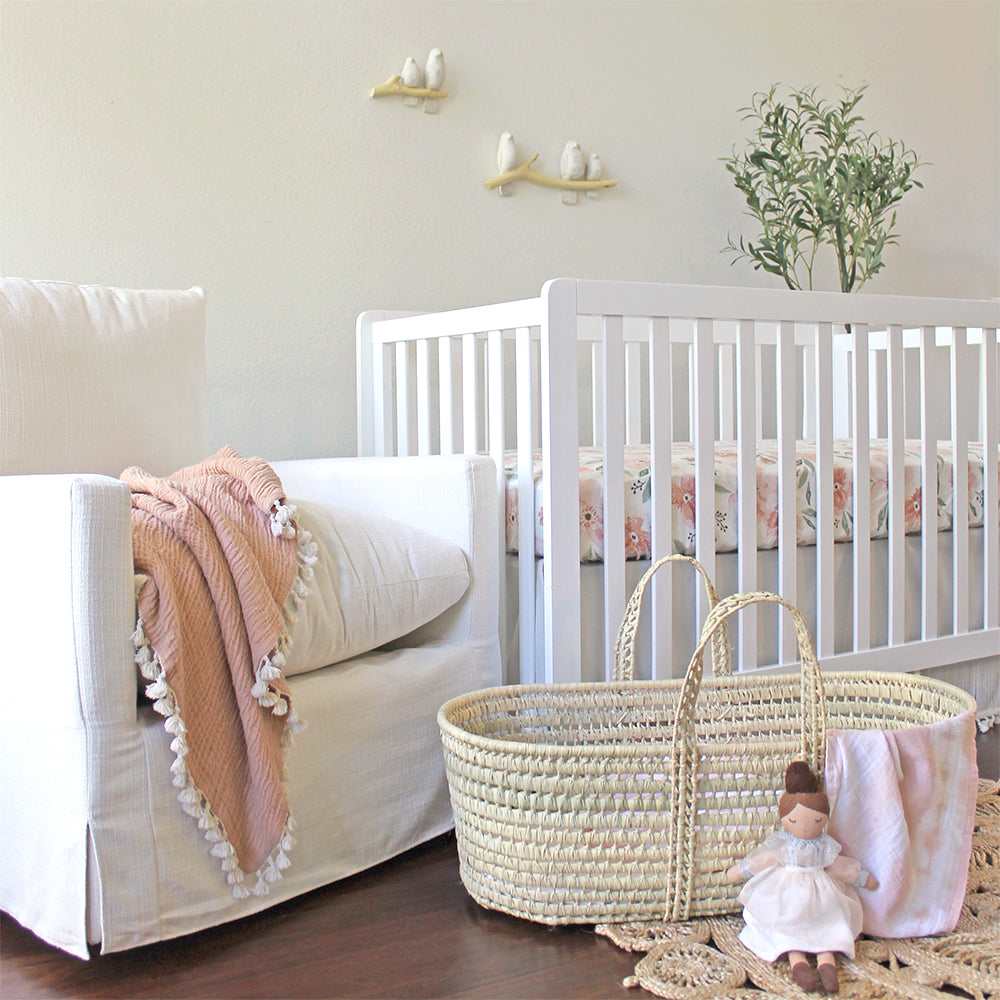 Crane Baby Parker Collection Crib Sheet Floral