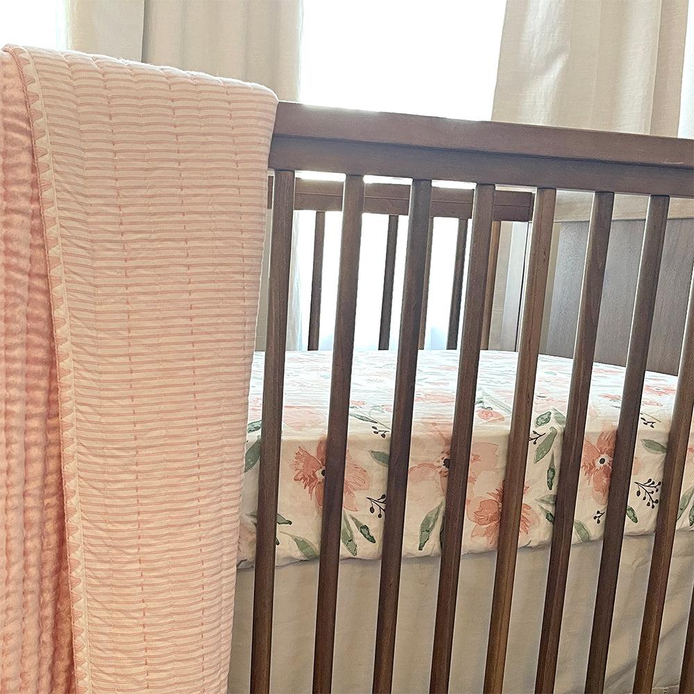 Crane Baby Parker Collection Crib Sheet Floral