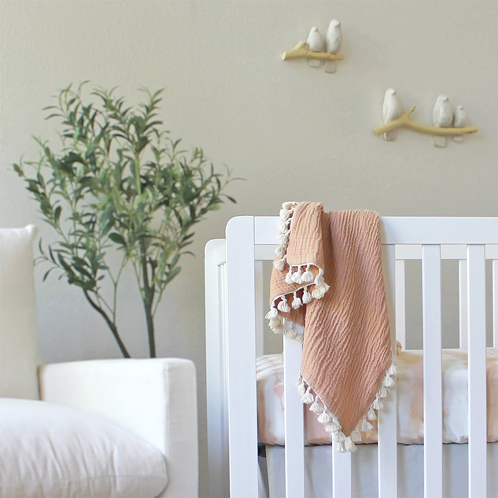 Crane Baby Parker Collection Crib Sheet Tie-Dye