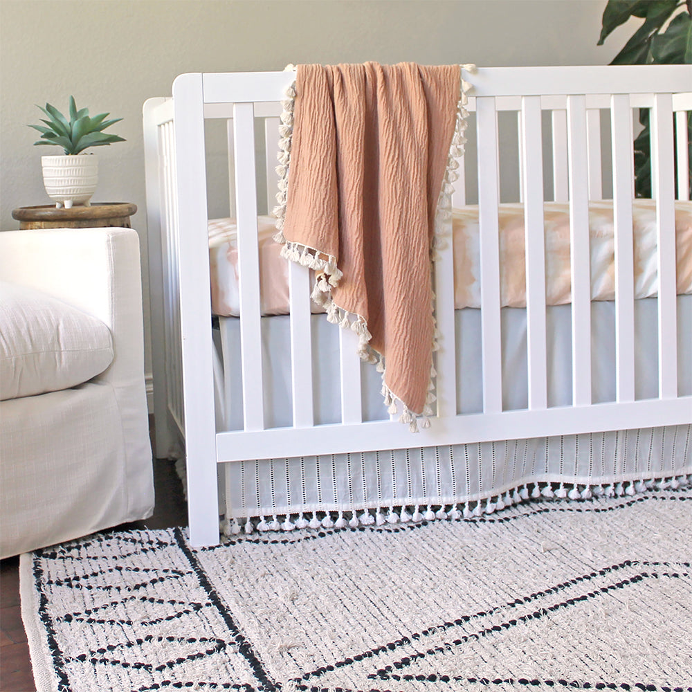 Crane Baby Parker Collection Crib Sheet Tie-Dye