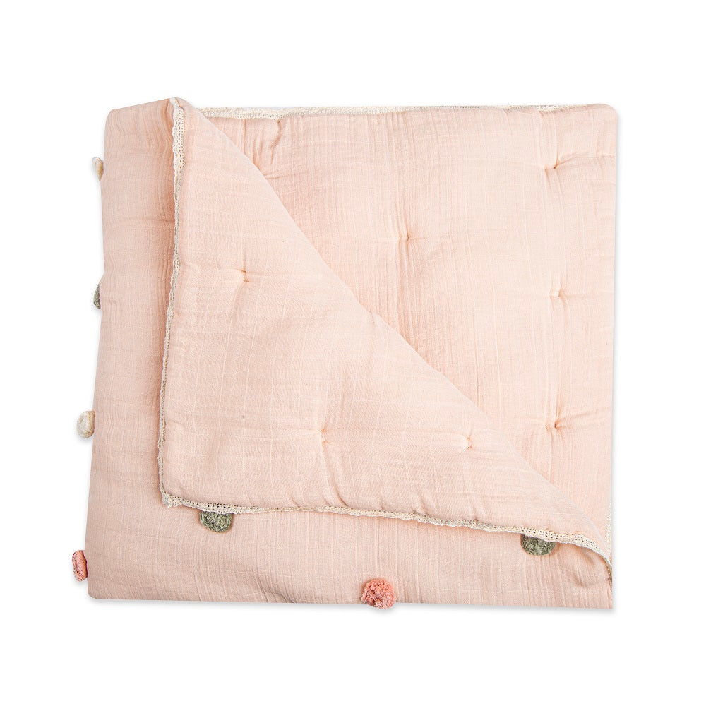 Crane Baby Parker Collection Pom Pom Blanket