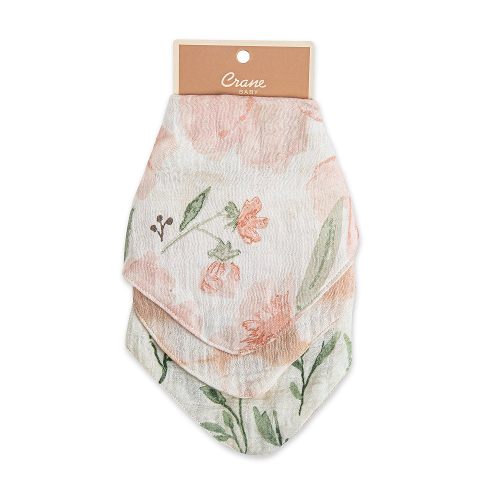 Crane Baby Parker Collection Bandana Bib Set
