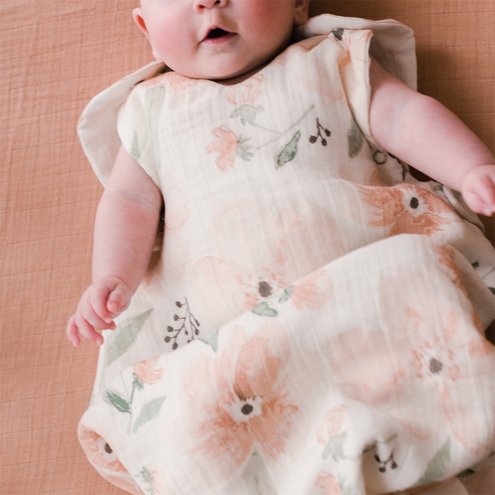 Crane Baby Parker Collection Wearable Blanket - Floral