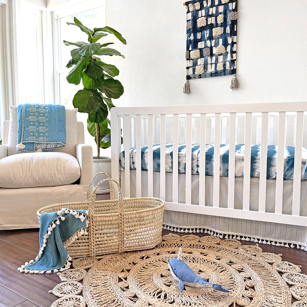 Crane Baby Caspian Collection Crib Sheet Tie-Dye