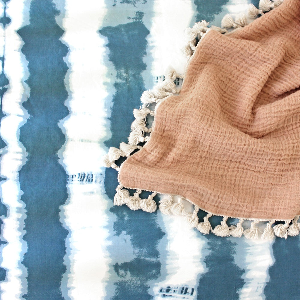 Crane Baby Caspian Collection Crib Sheet Tie-Dye