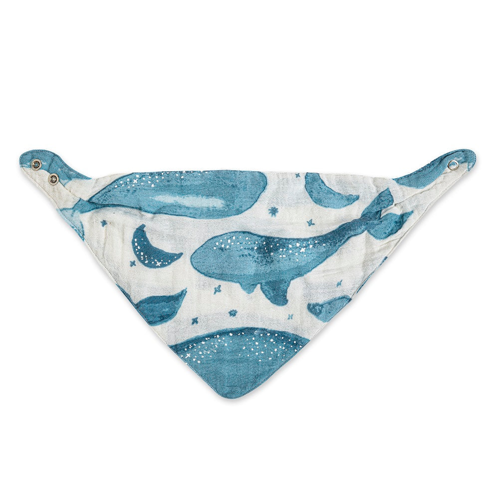 Crane Baby Caspian Collection Bandana Bib Set