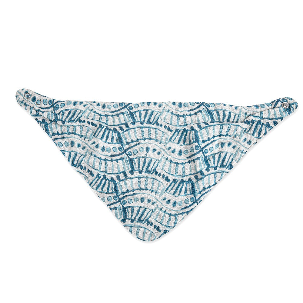 Crane Baby Caspian Collection Bandana Bib Set