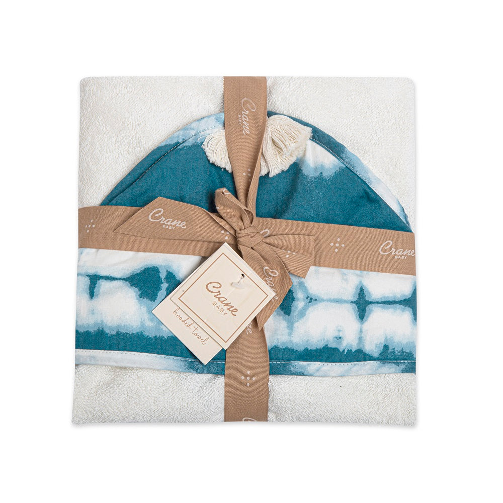 Crane Baby Caspian Collection Hooded Towel