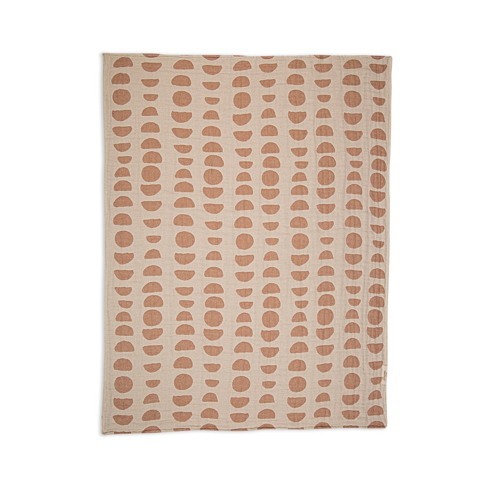 Crane Baby Jacquard Blanket Copper Moon Phase