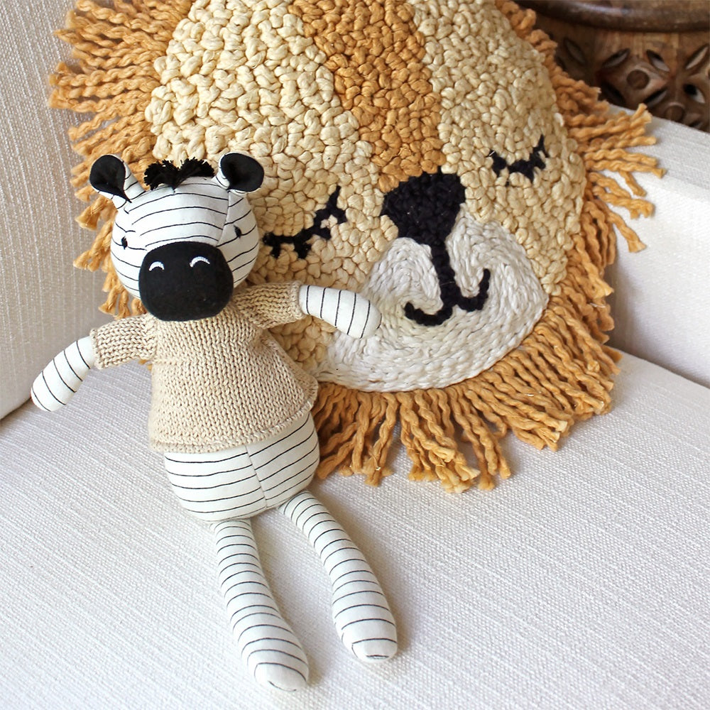 Crane Baby Zulu ZebraPlush Toy