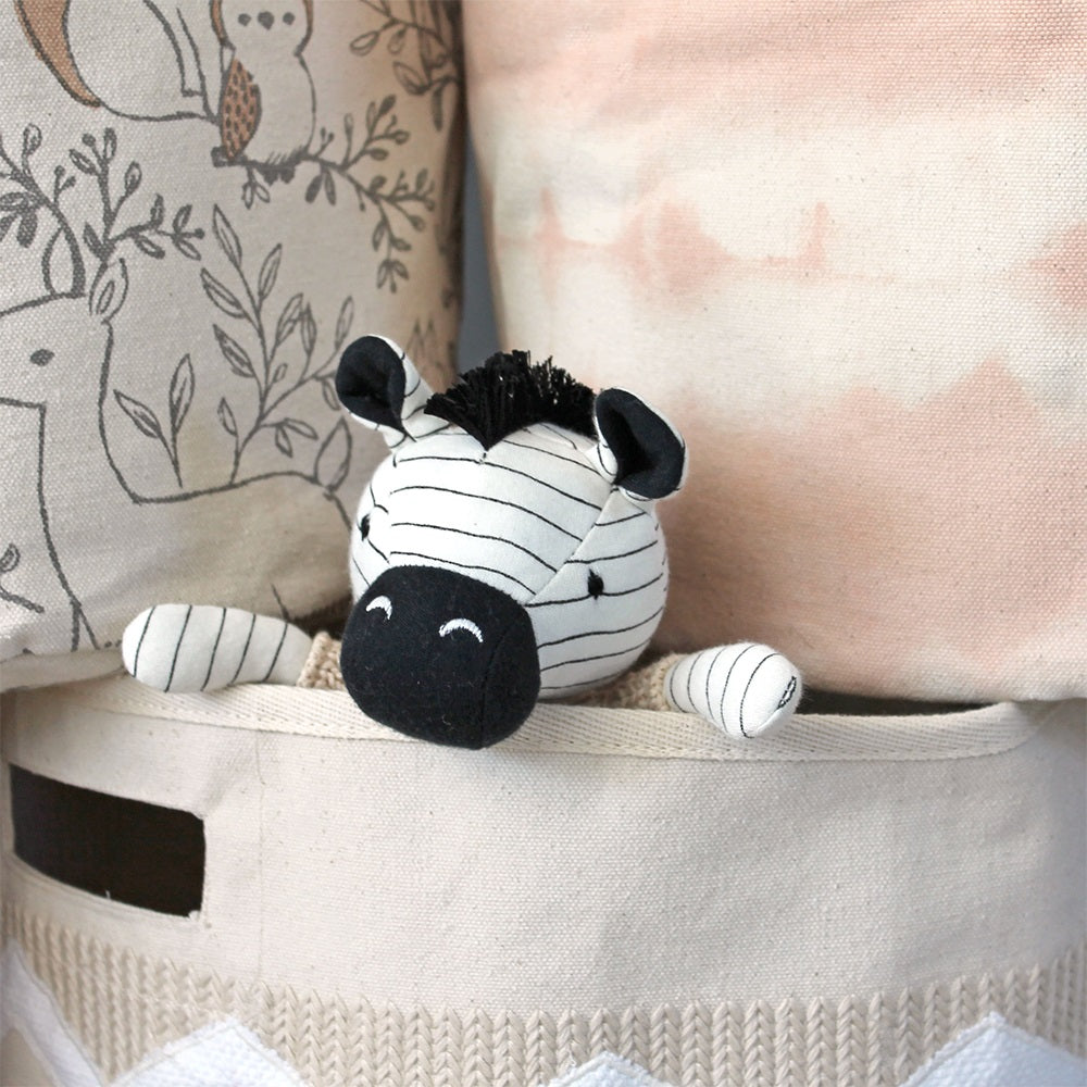 Crane Baby Zulu ZebraPlush Toy