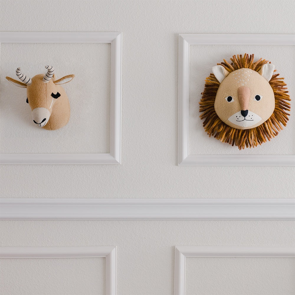 Crane Baby Antelope Plush Head Wall Décor