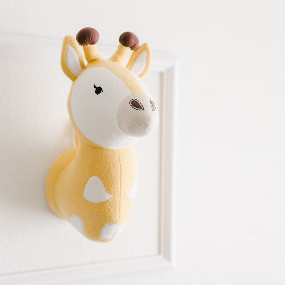 Crane Baby Giraffe Plush Head Wall Décor
