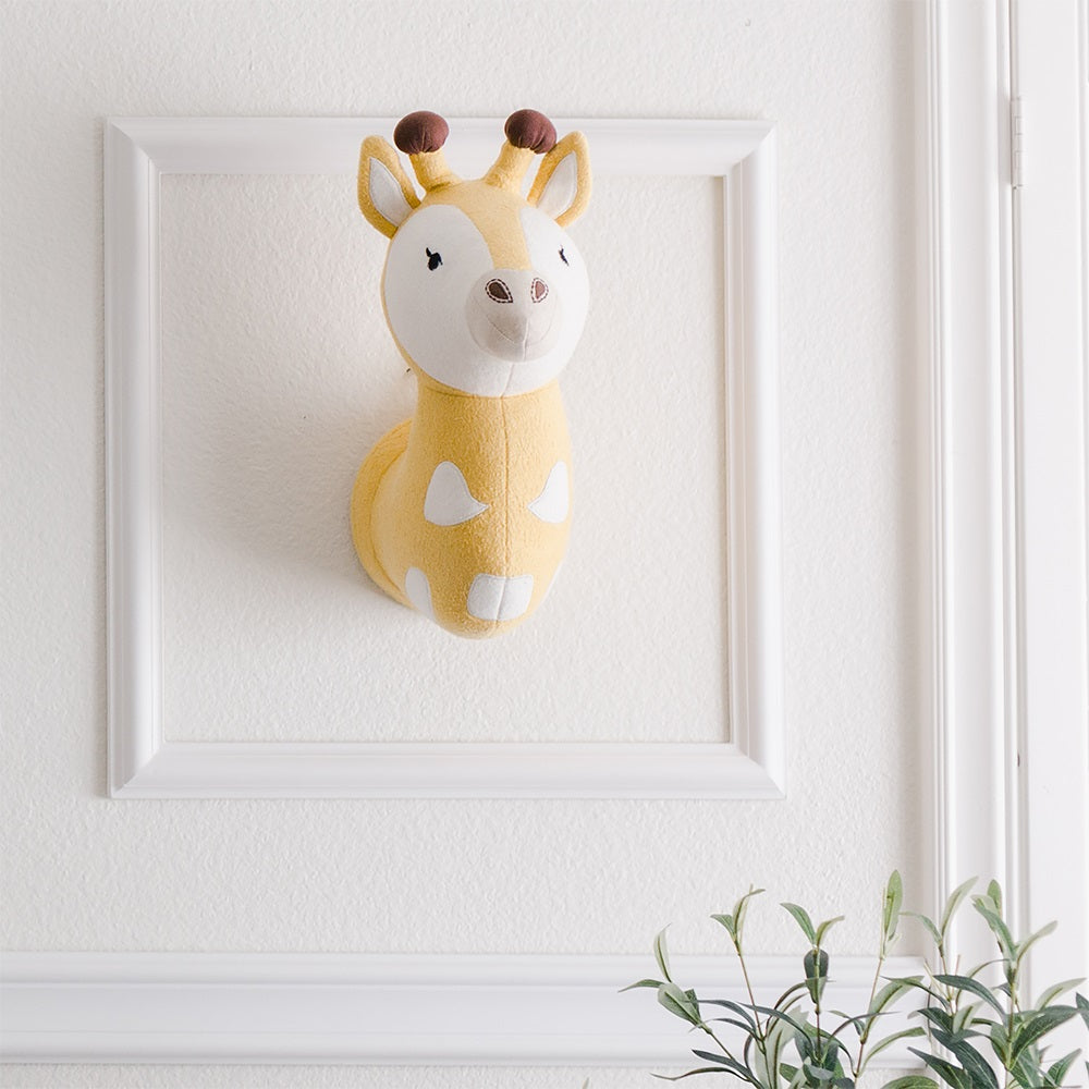 Crane Baby Giraffe Plush Head Wall Décor