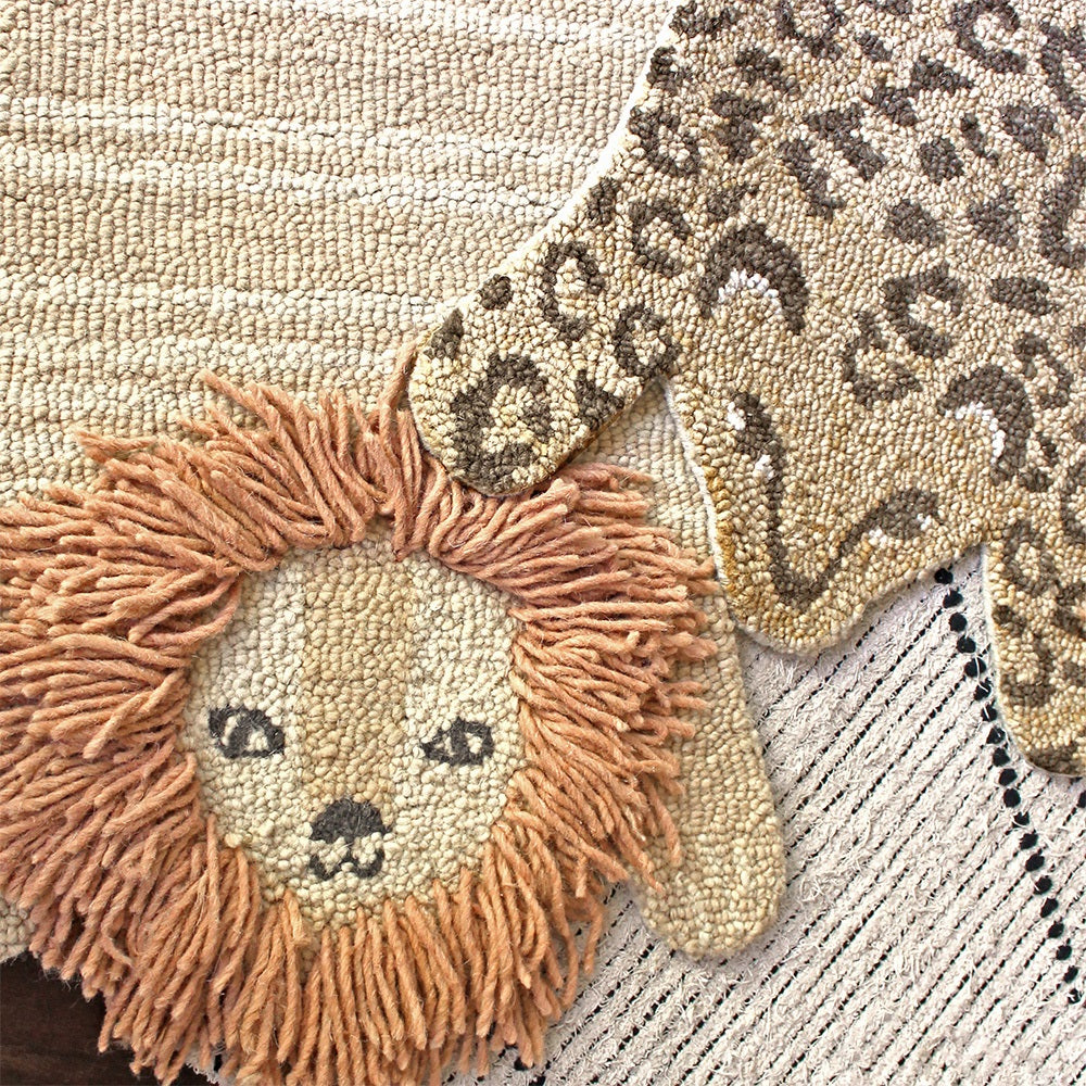 Crane Baby Leopard Shape Rug