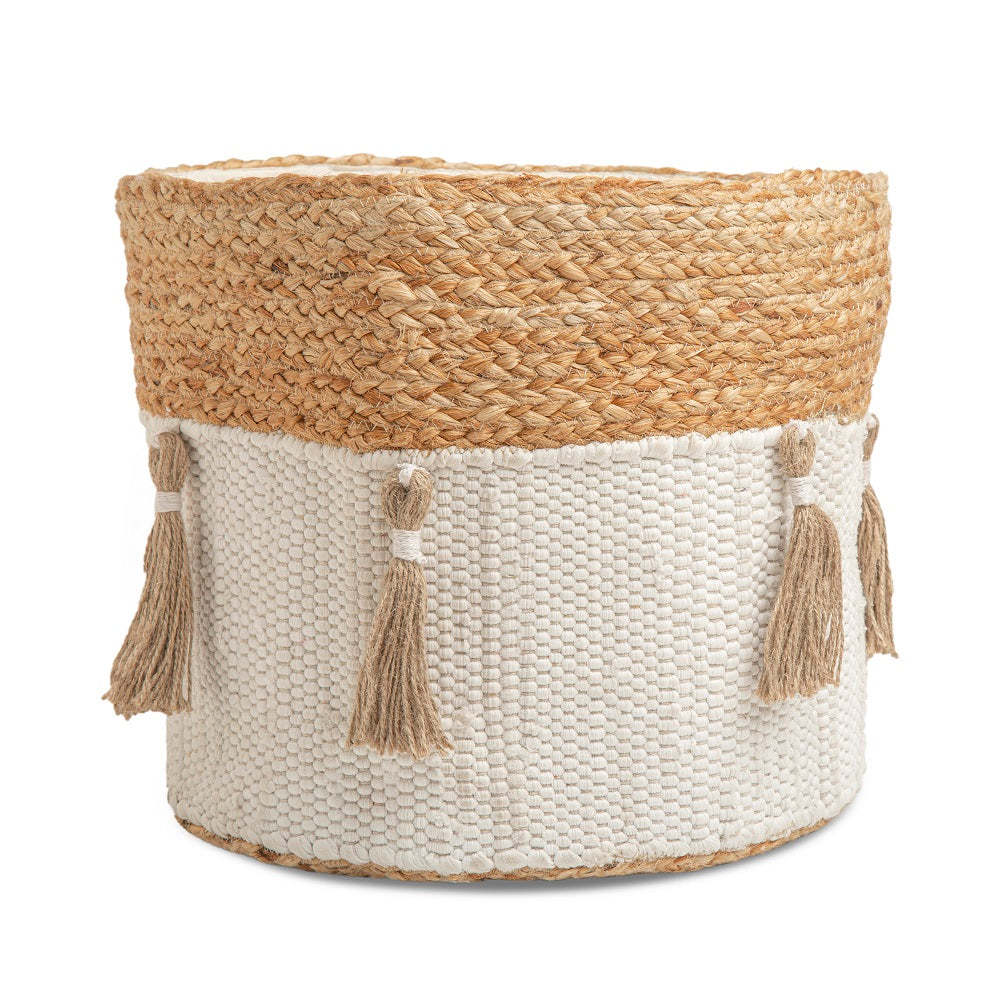 Crane Baby Jute Storage Bin