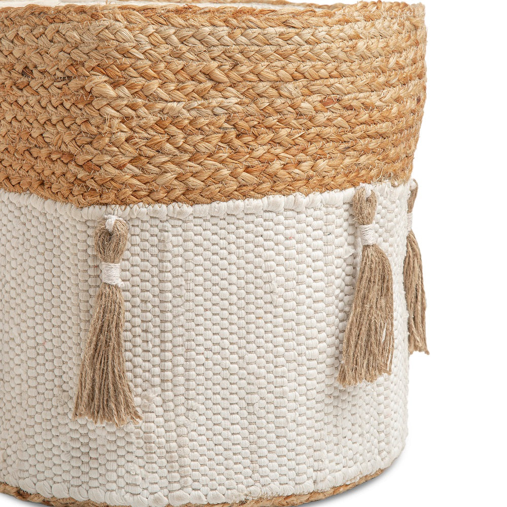 Crane Baby Jute Storage Bin