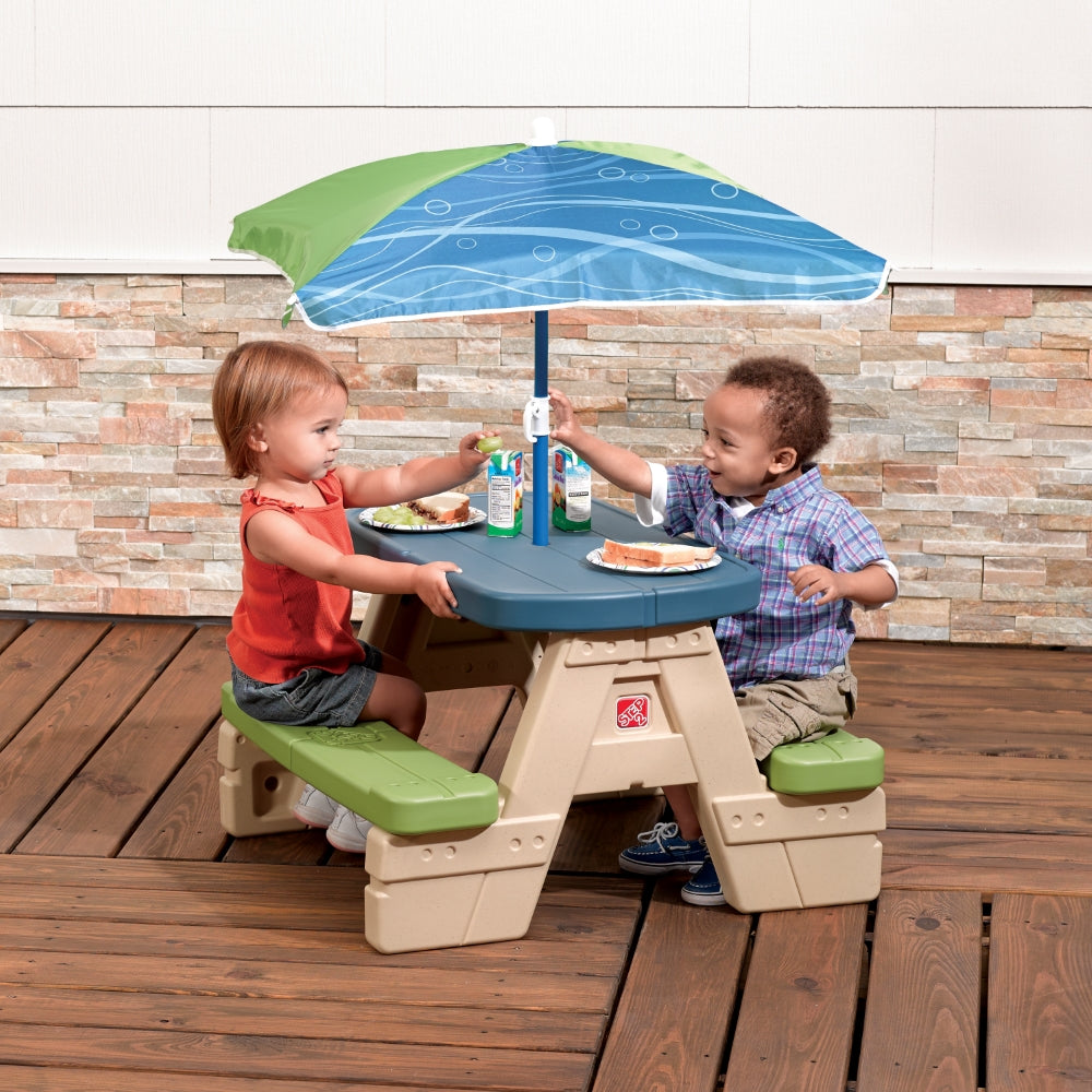 Step2 Sit & Play Picnic Table With Umbrella