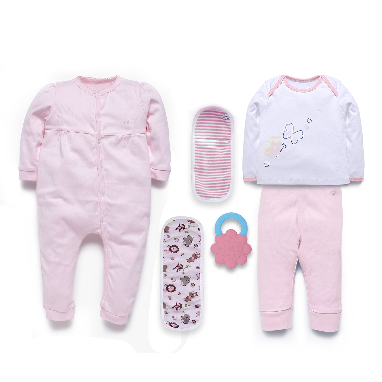 My Milestones Love Bundle Infant Gift Set B - 6 pcs - Pink