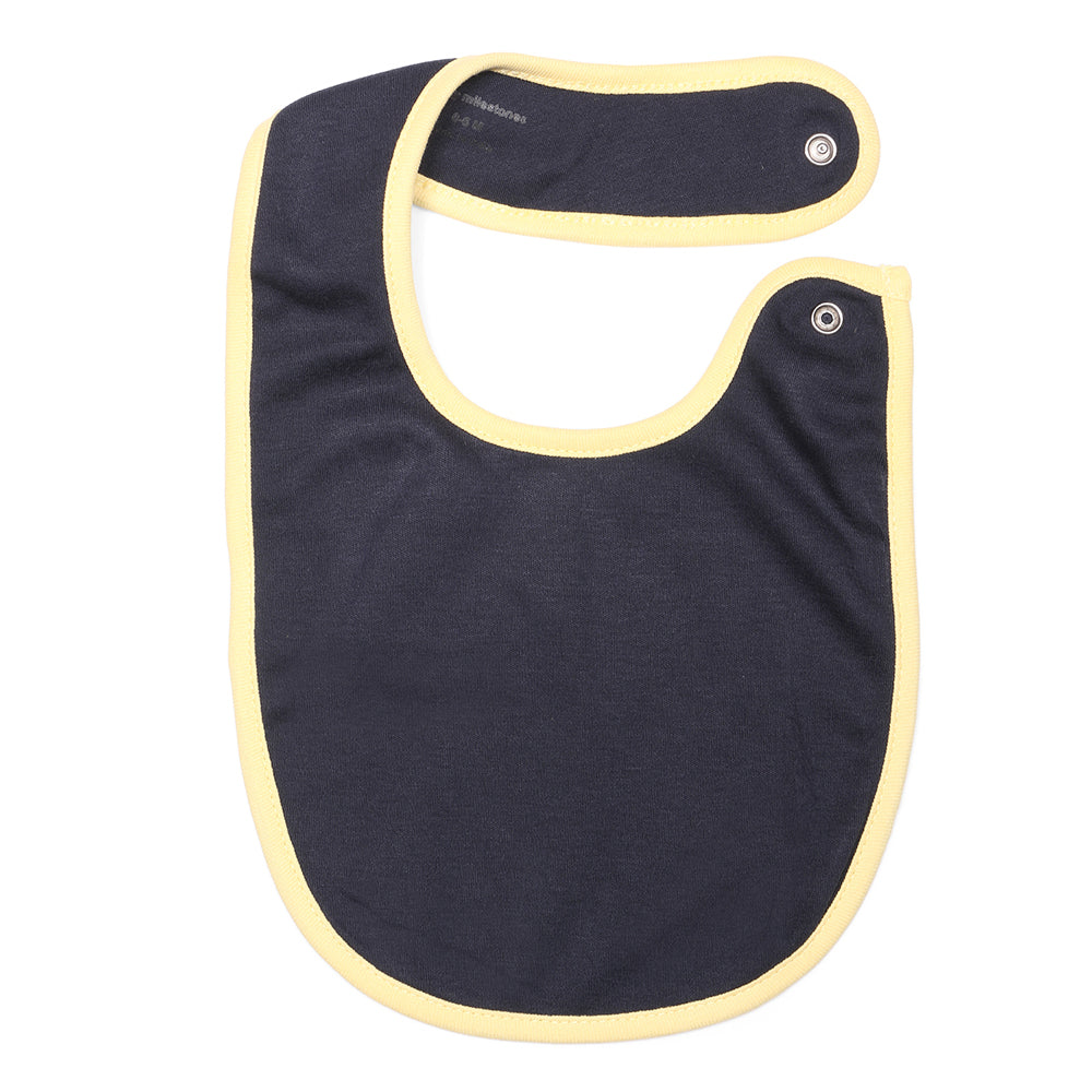 My Milestones Bibs Value Set 3 pcs - White / Baby Blue / Navy Blue