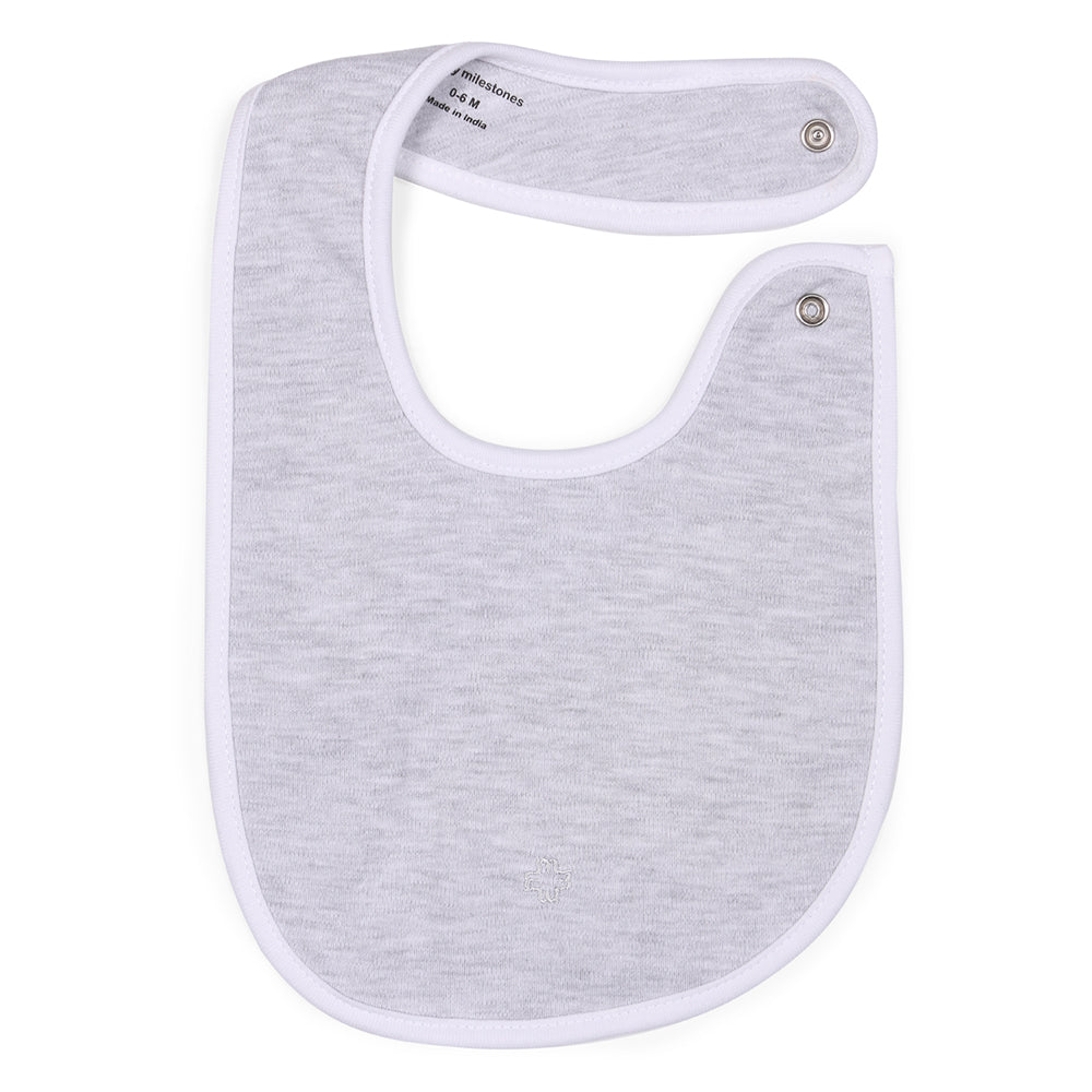 My Milestones Bibs Value Set 3 pcs - Yellow / White / Grey