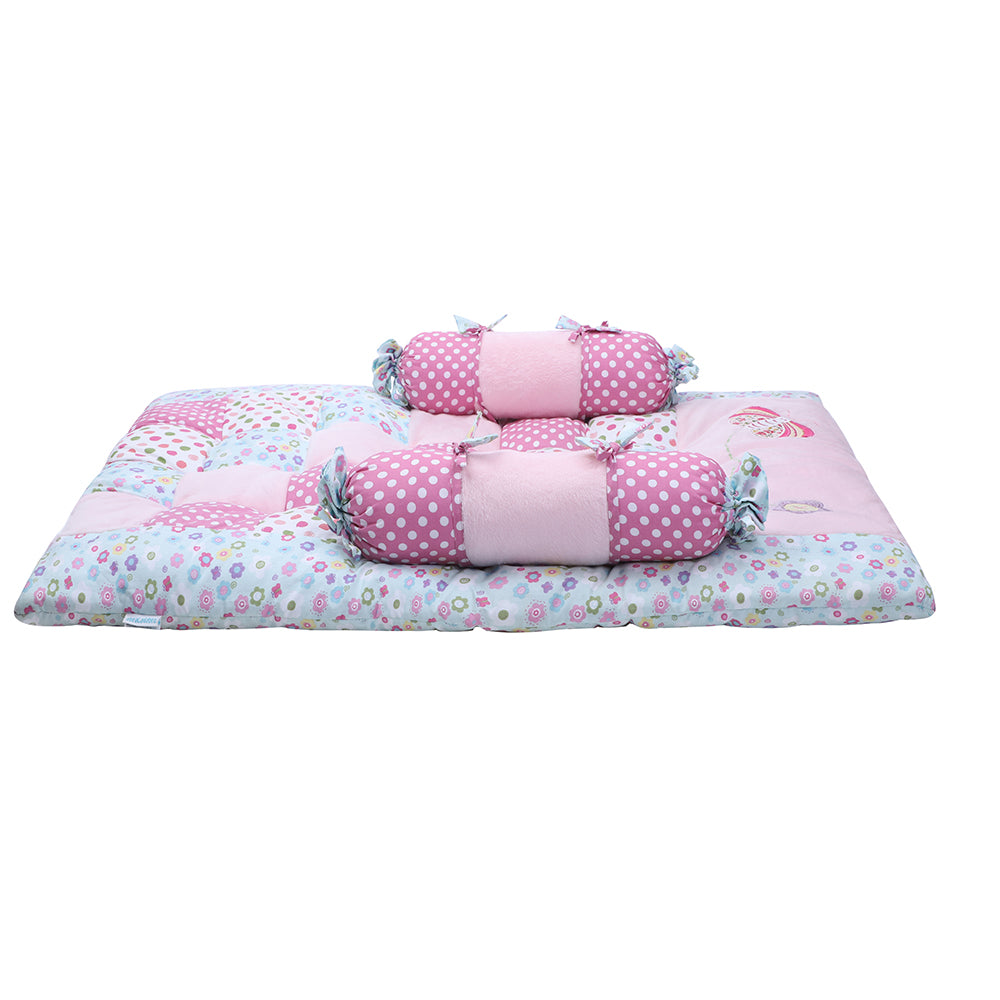 Abracadabra Cotton Bedding/Gadda Set Papillion Theme - Pink