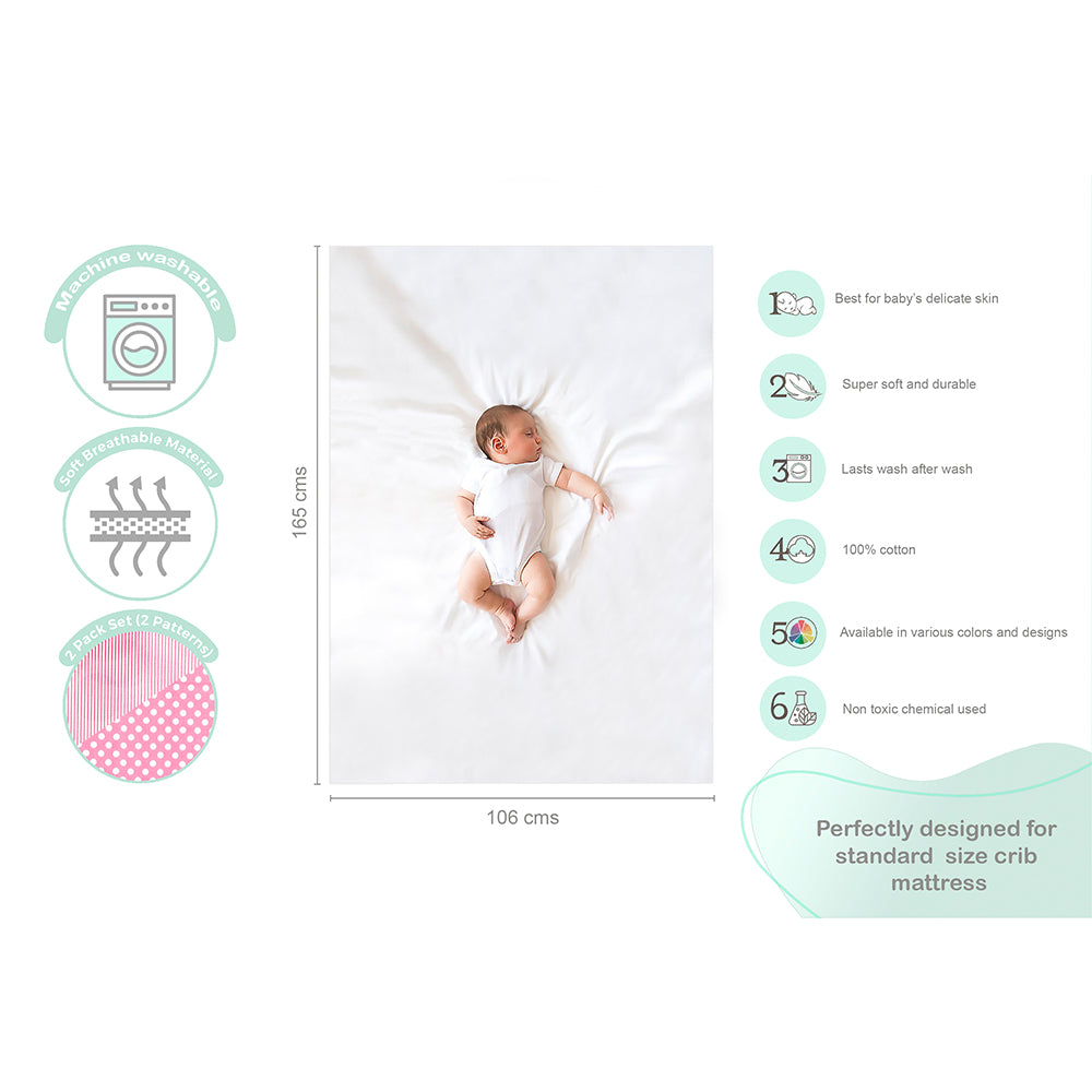 Abracadabra Flat Sheet (Set of 2) - Blossom