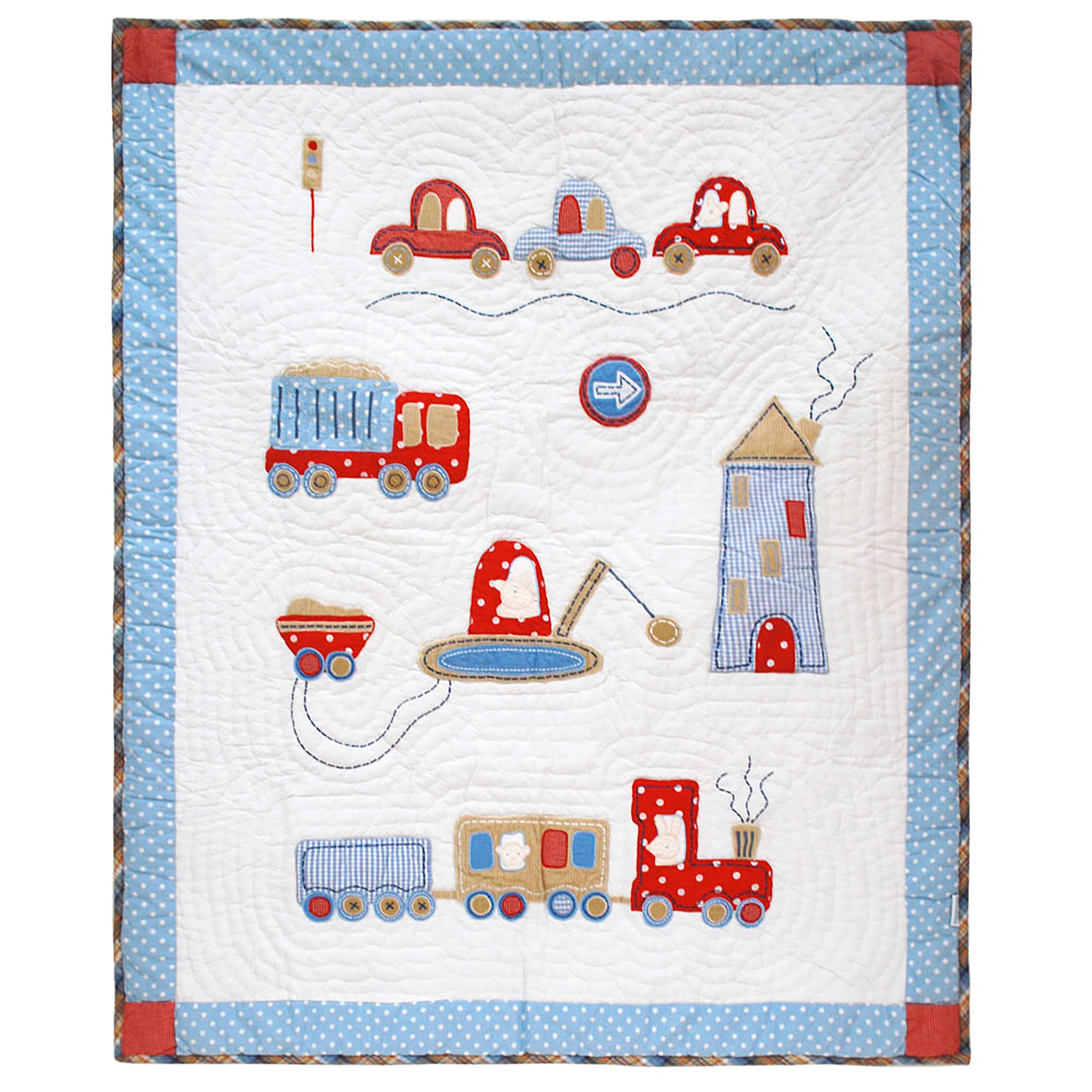 Abracadabra Baby Quilt - Transport