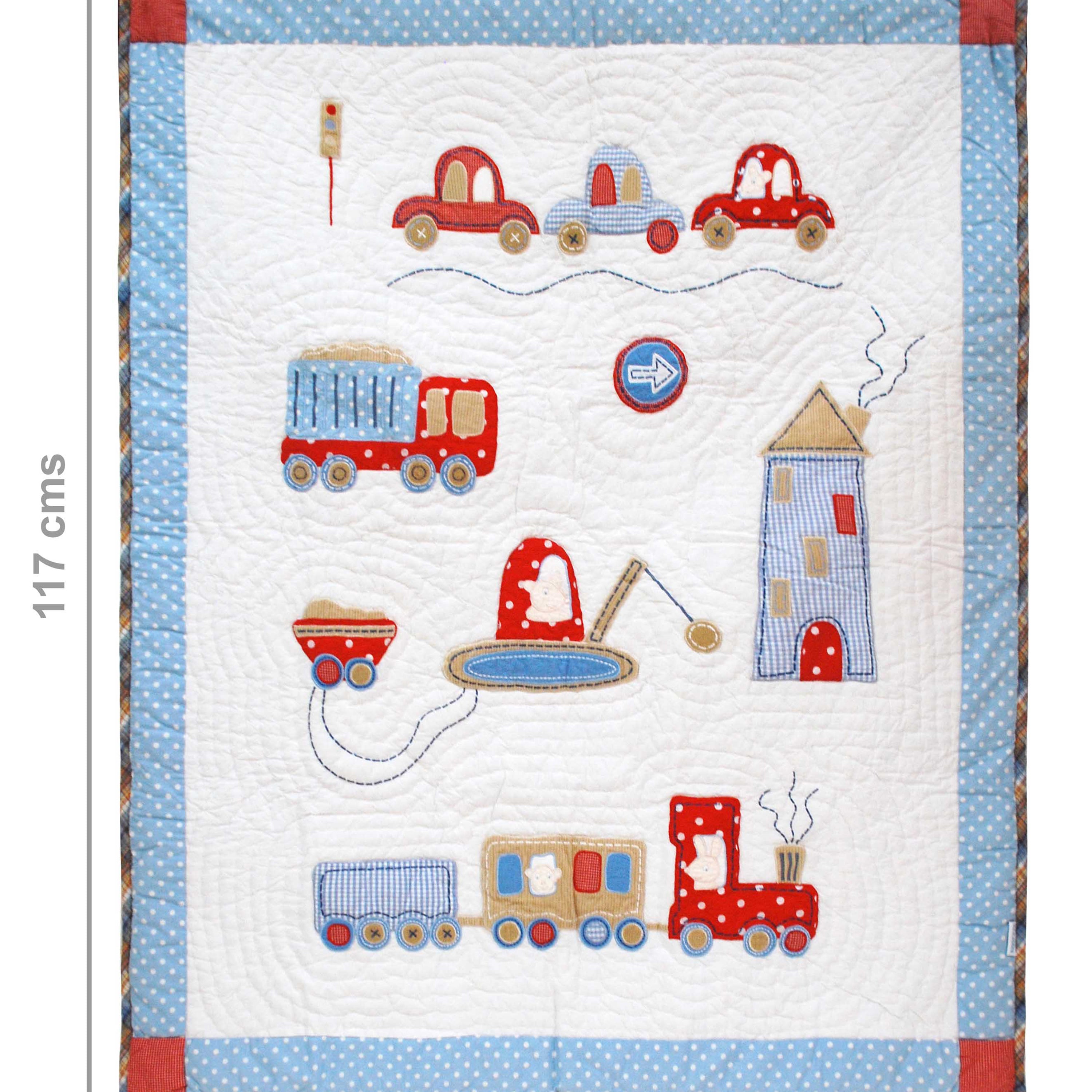 Abracadabra Baby Quilt - Transport