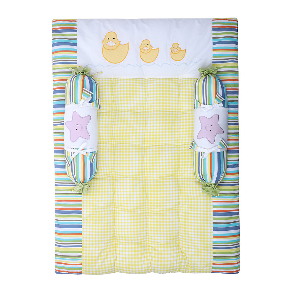 Abracadabra Cotton Bedding/Gadda Set 123 Theme - Yellow