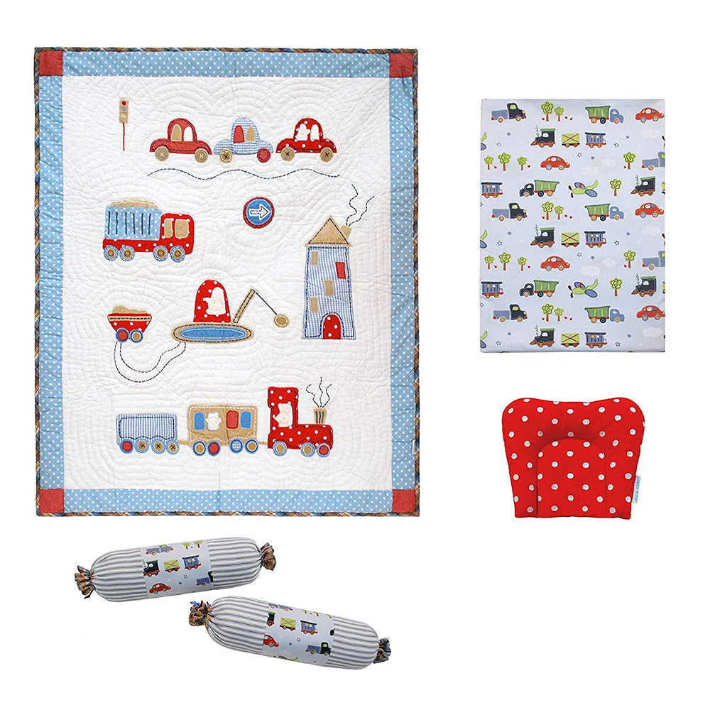 Abracadabra 6 Piece Cot Bedding Set - Transport
