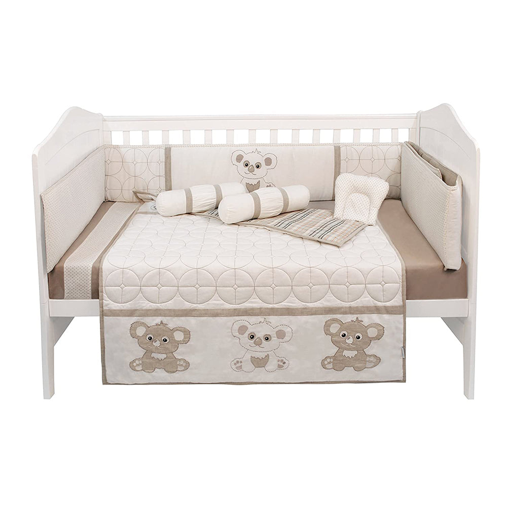 Abracadabra 6 Piece Cot Bedding Set - Koala Bear