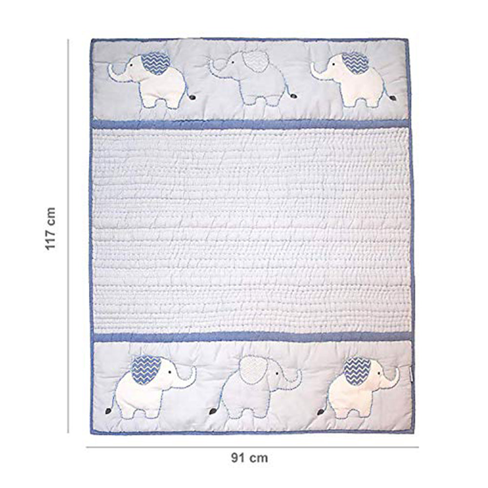 Abracadabra 6 Piece Cot Bedding Set - Blue Elle