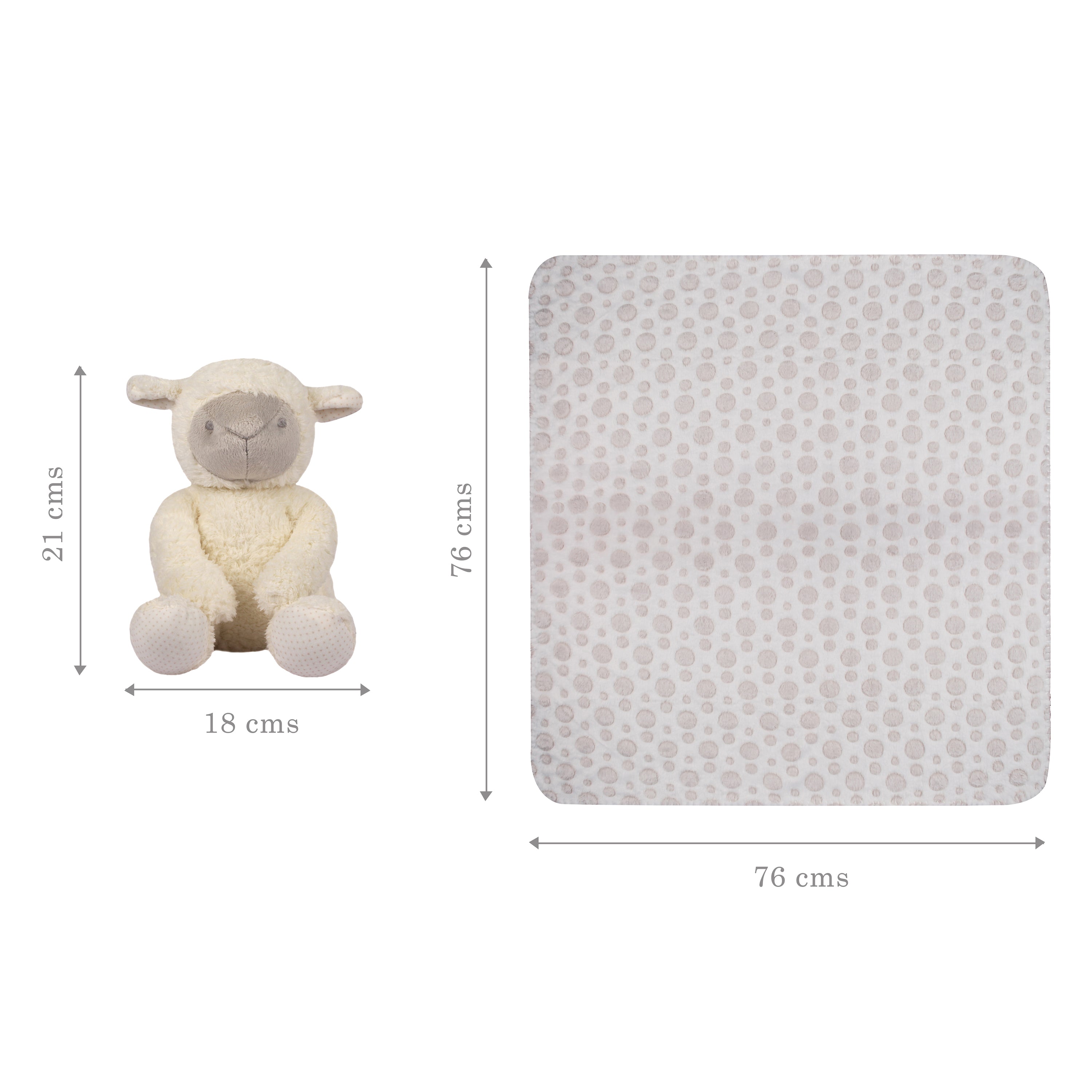 Abracadabra Toy With Blanket - Sheep
