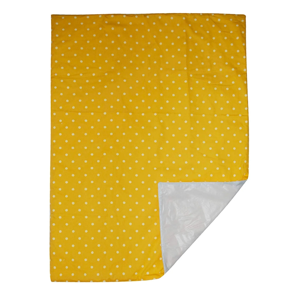 Abracadabra Changing Mat - Yellow Polka