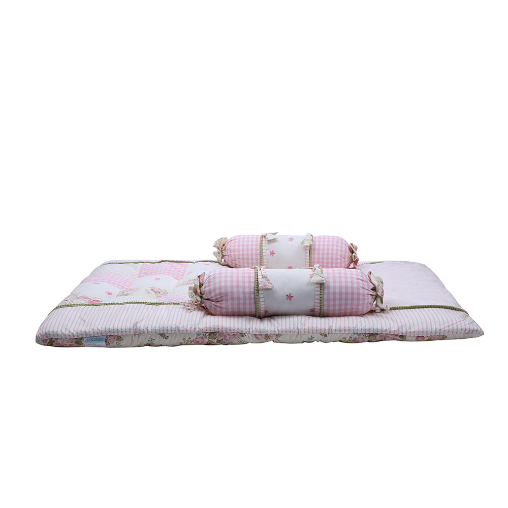 Abracadabra Cotton Bedding/Gadda Set Vintage Theme - Light Pink