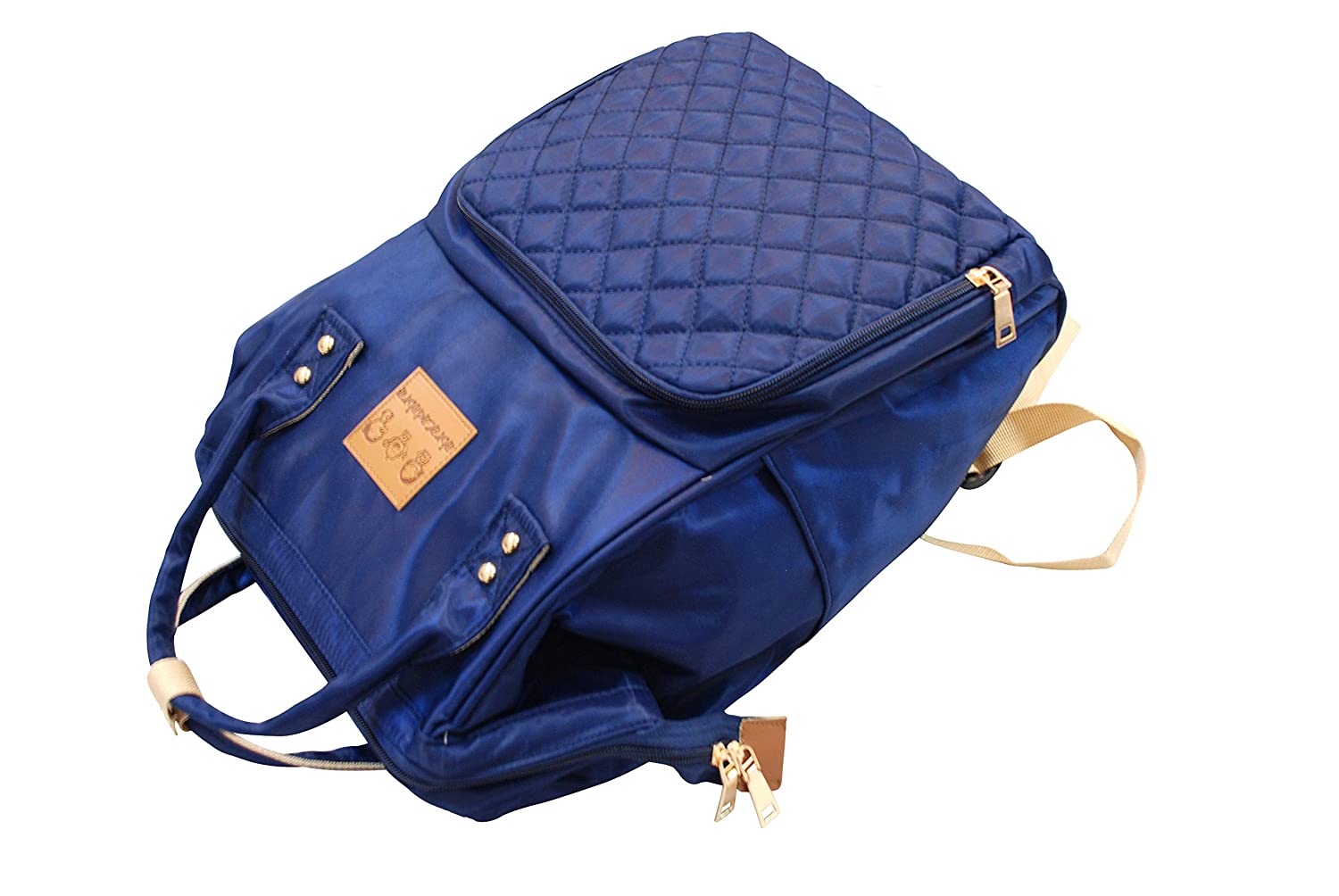 Abracadabra Quilted Diaper Bag - Blue