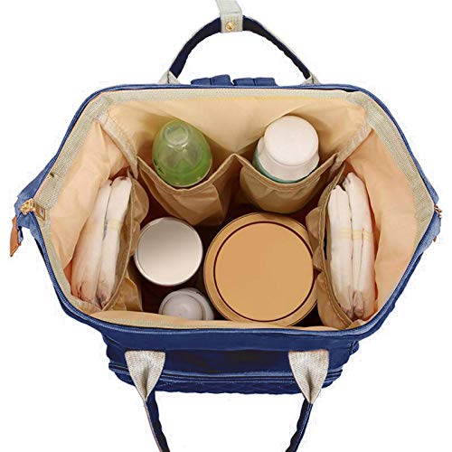 Abracadabra Quilted Diaper Bag - Blue