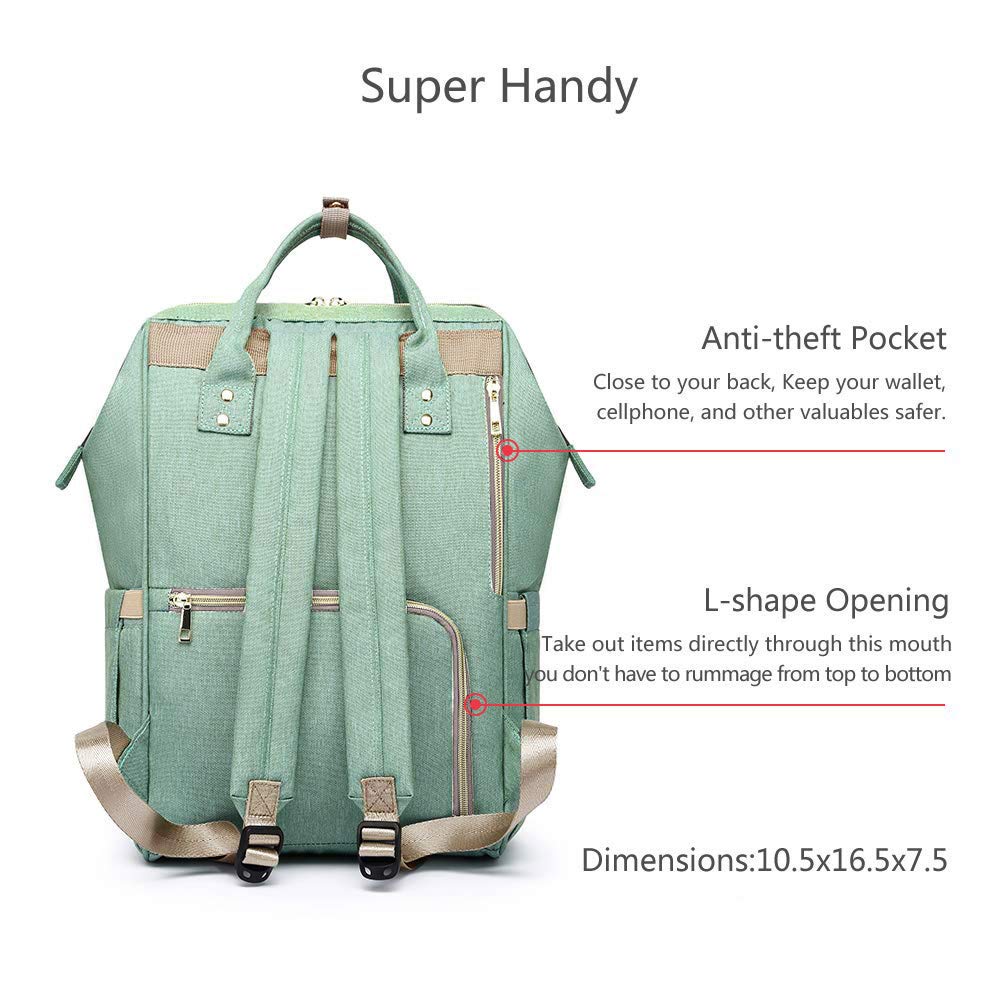 Abracadabra Diaper Bag - Green