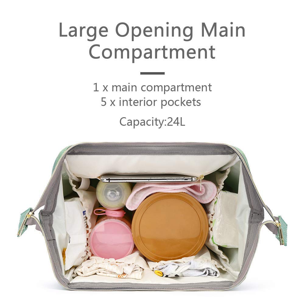 Abracadabra Diaper Bag - Green