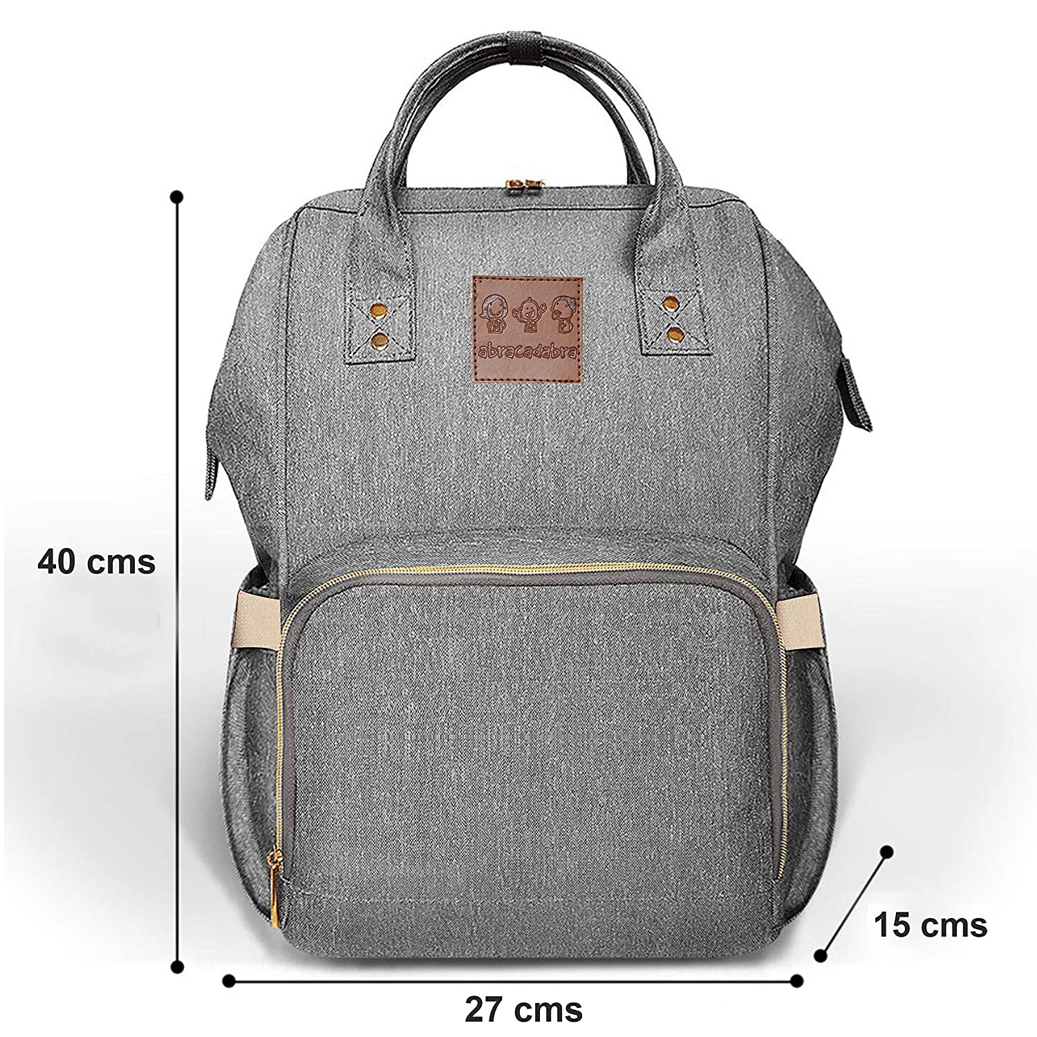 Abracadabra Diaper Bag - Grey