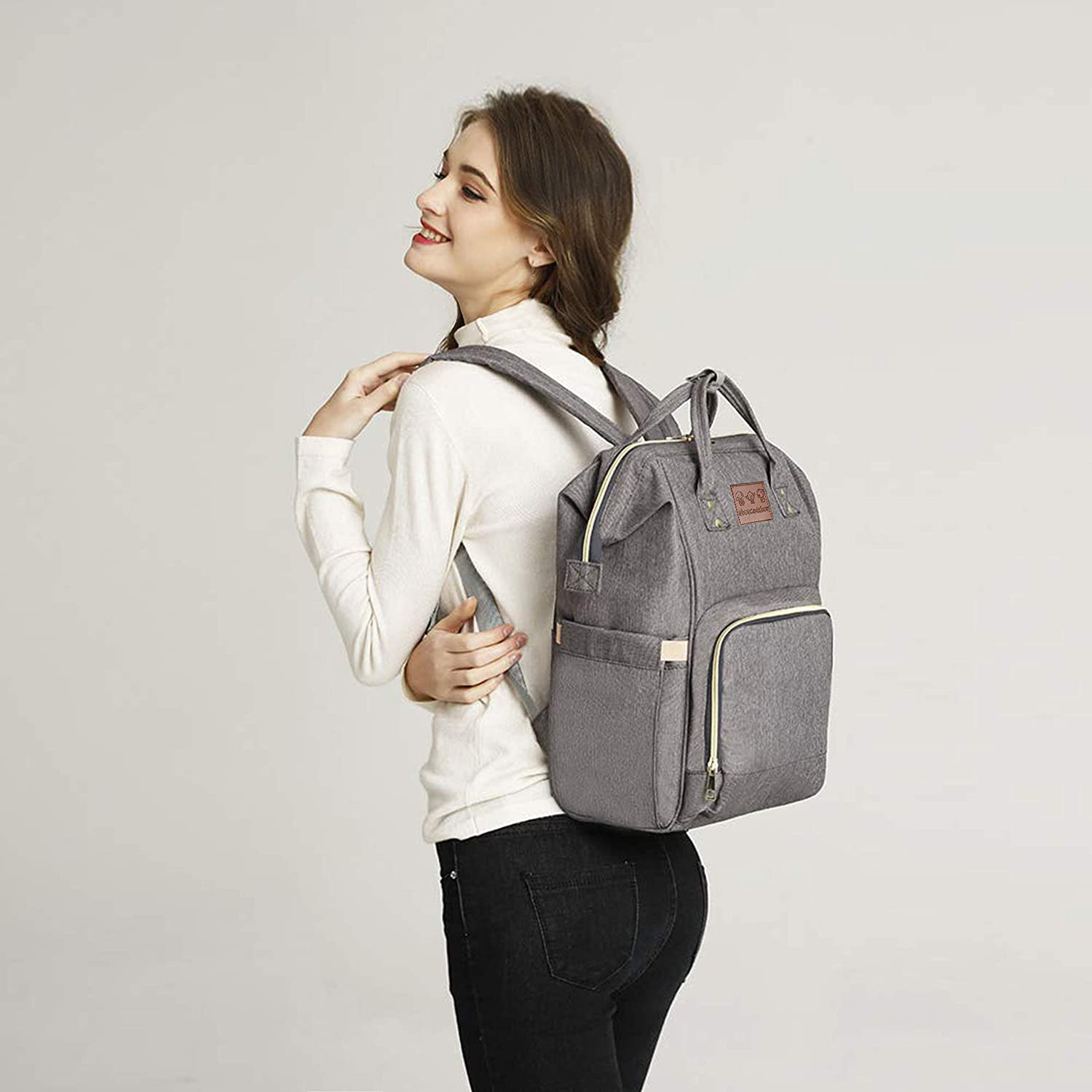 Abracadabra Diaper Bag - Grey