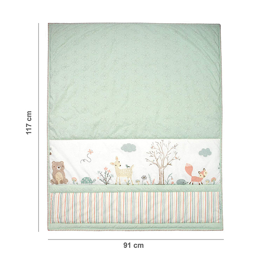 Abracadabra 6 Piece Cot Bedding Set - Bambi & friends