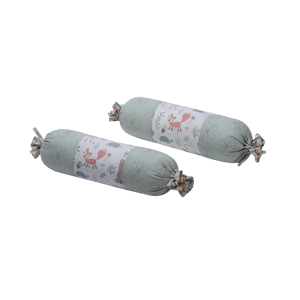 Abracadabra Cotton Bedding/Gadda Set Bambi & Friends Theme - Sage Green