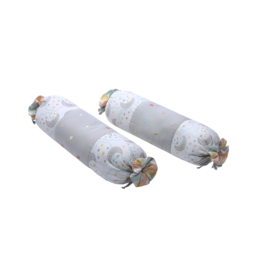 Abracadabra Cotton Bedding/Gadda Set Sleepy Friends Theme - Grey