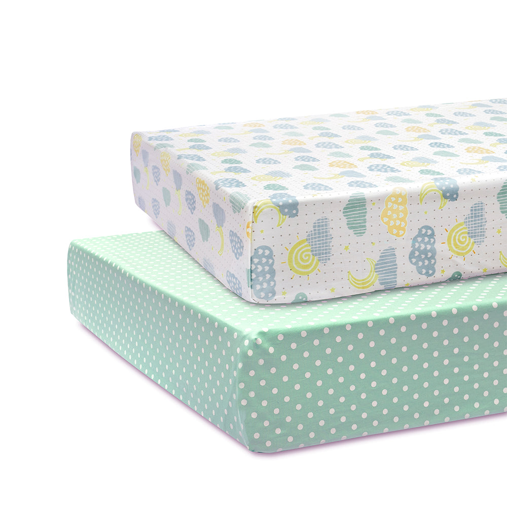 Abracadabra Flat Sheet (Set of 2) - Lost in Clouds