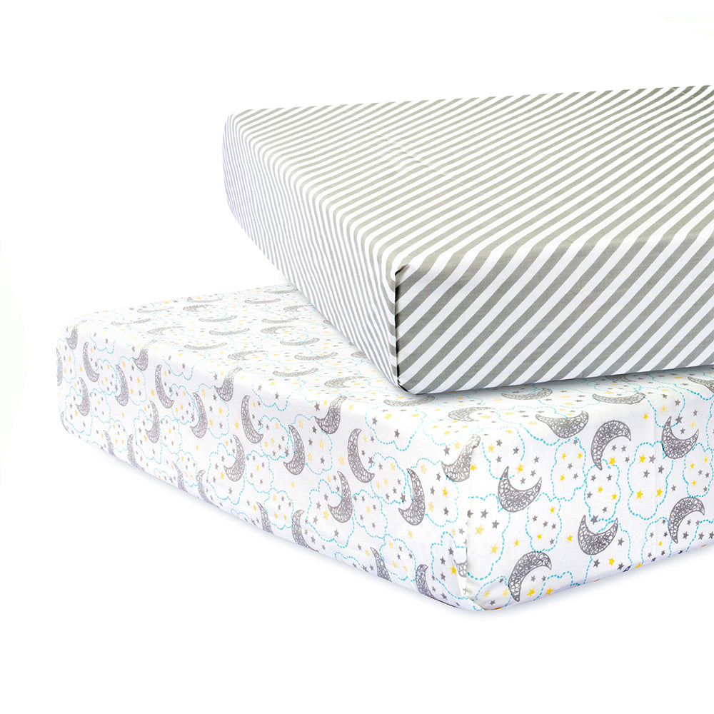 Abracadabra Flat Sheet (Set of 2) - Starry Night