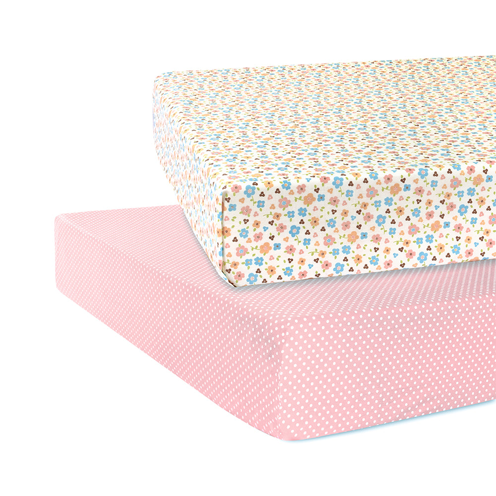 Abracadabra Flat Sheet (Set of 2) - Ditsy Floral