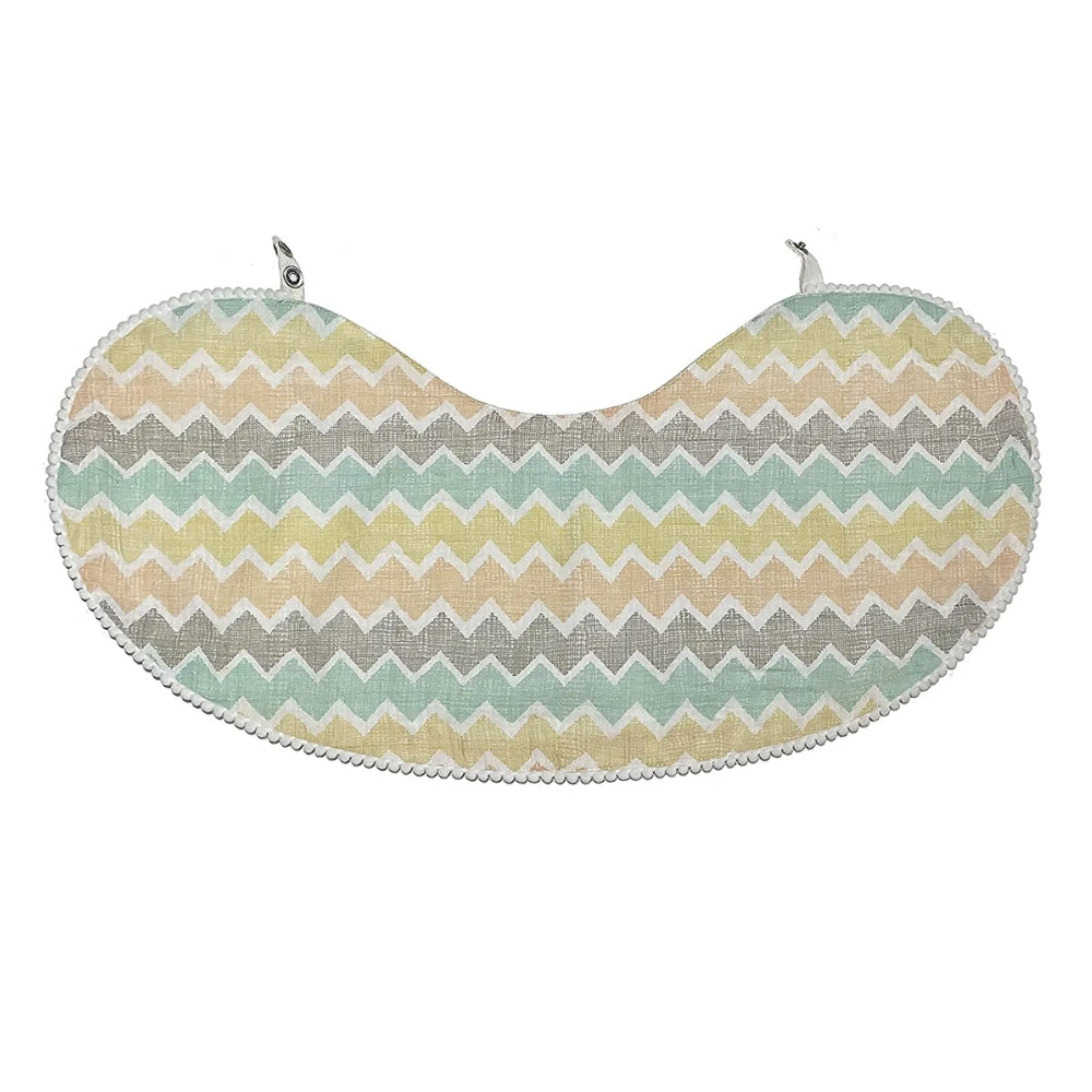 Abracadabra 2 in 1 Reversible Bib & Burp Pad - Zig-Zag